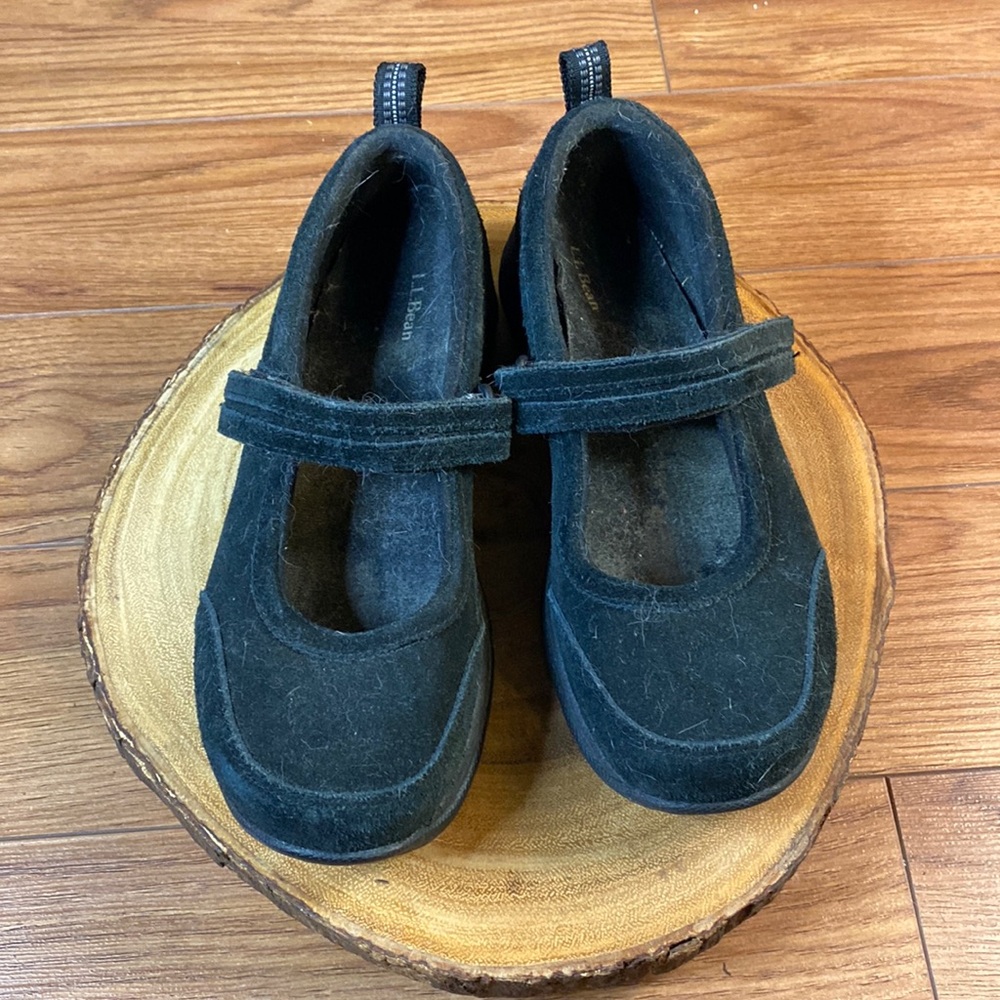 L.L. Bean Suede Mary Janes